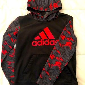 Adidas Boys Hoodie, Size YM (Youth Medium)